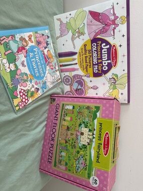 Melissa & Doug Pink and Purple Princesses & Fairies Activity Set